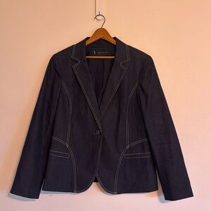 Ann klein denim stretch jacket and pants great condition!